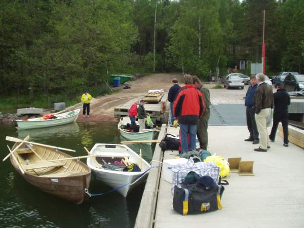 On the evening of June 9 we dragged our boats to Porkkala beach.